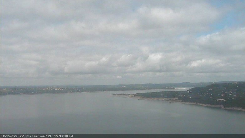 Lake Travis webcam, July 27, 2020 10:25 AM CT