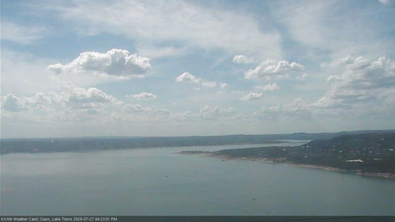 Lake Travis webcam, July 27, 2020 4:25 PM CT