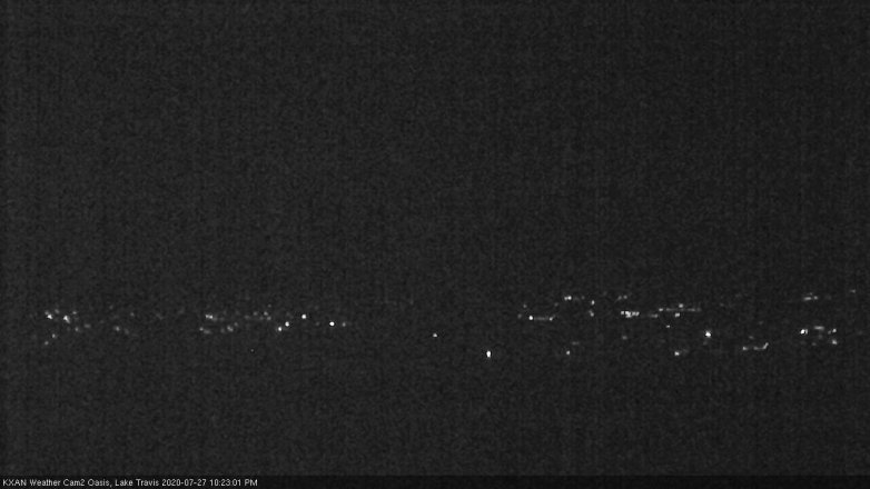 Lake Travis webcam, July 27, 2020 10:25 PM CT