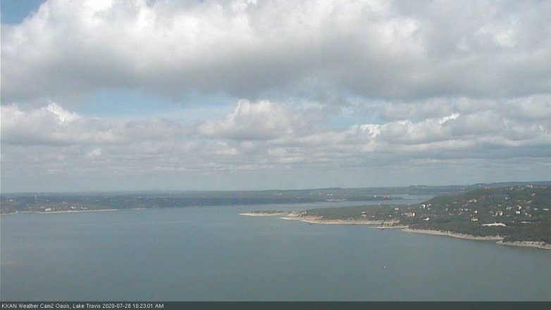 Lake Travis webcam, July 28, 2020 10:25 AM CT
