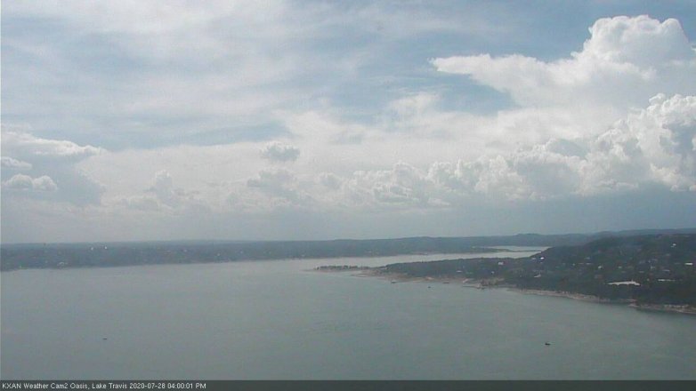 Lake Travis webcam, July 28, 2020 4:00 PM CT