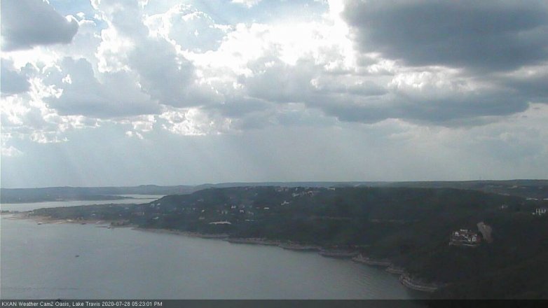 Lake Travis webcam, July 28, 2020 5:25 PM CT