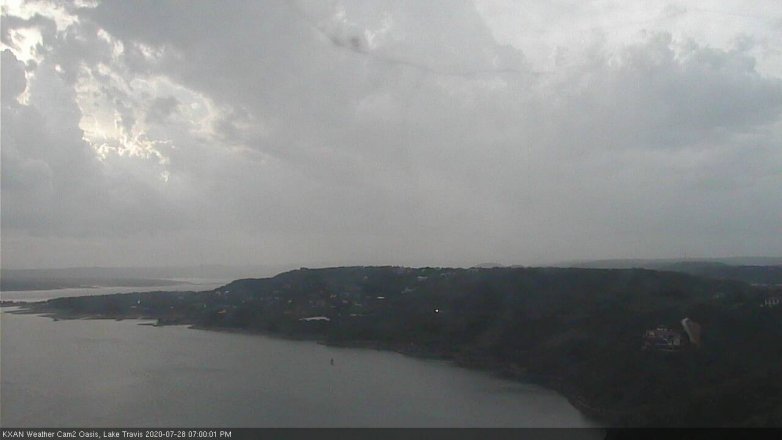 Lake Travis webcam, July 28, 2020 7:00 PM CT