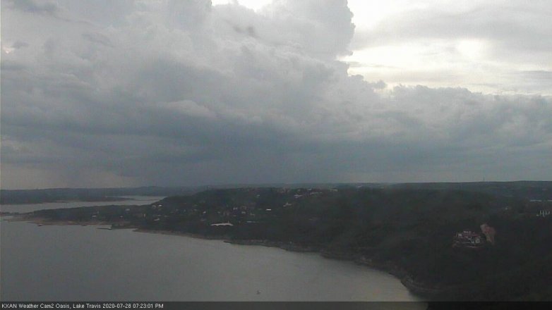 Lake Travis webcam, July 28, 2020 7:25 PM CT