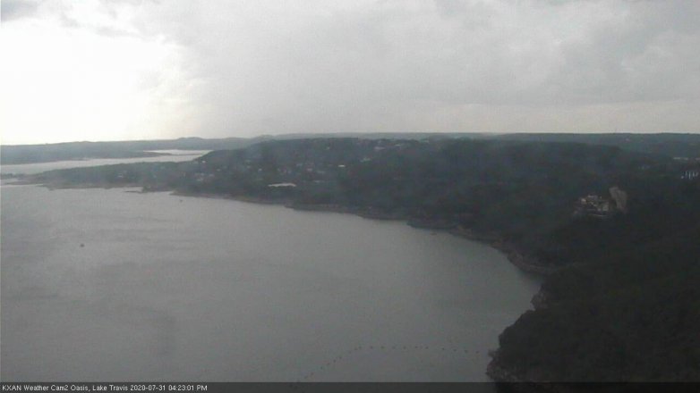 Lake Travis webcam, July 31, 2020 4:25 PM CT