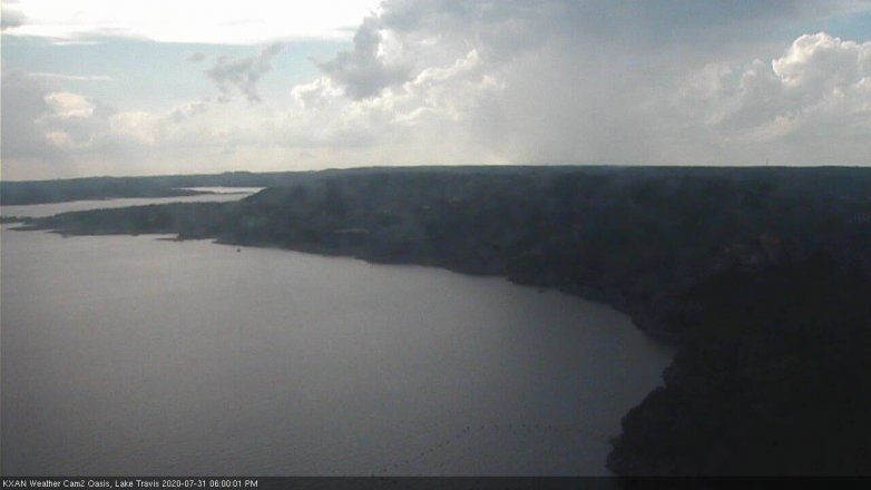 Lake Travis webcam, July 31, 2020 6:00 PM CT