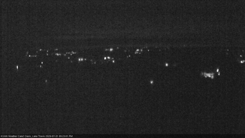Lake Travis webcam, July 31, 2020 9:25 PM CT