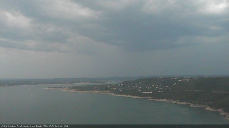 Lake Travis webcam, August 3, 2020 4:25 PM CT