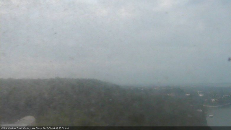 Lake Travis webcam, August 4, 2020 9:00 AM CT