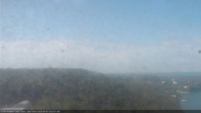 Lake Travis webcam, August 4, 2020 10:25 AM CT
