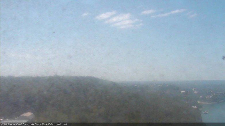 Lake Travis webcam, August 4, 2020 11:45 AM CT