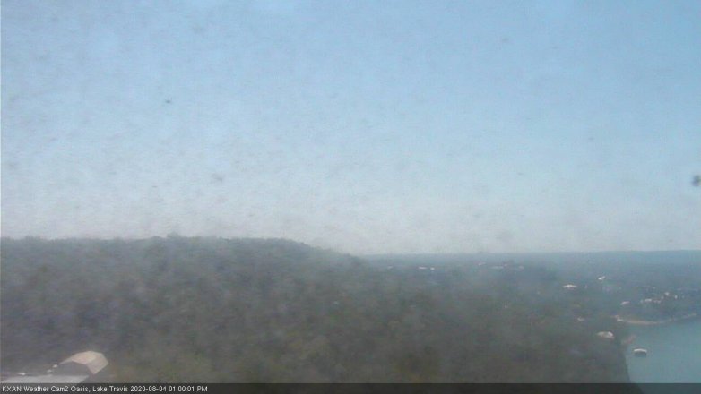 Lake Travis webcam, August 4, 2020 1:00 PM CT