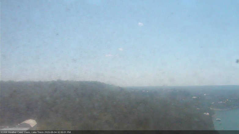 Lake Travis webcam, August 4, 2020 2:00 PM CT