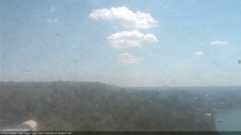 Lake Travis webcam, August 4, 2020 2:45 PM CT