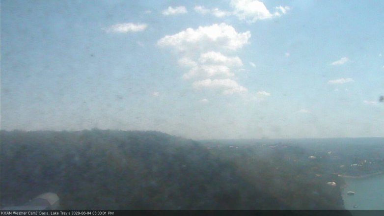 Lake Travis webcam, August 4, 2020 3:00 PM CT