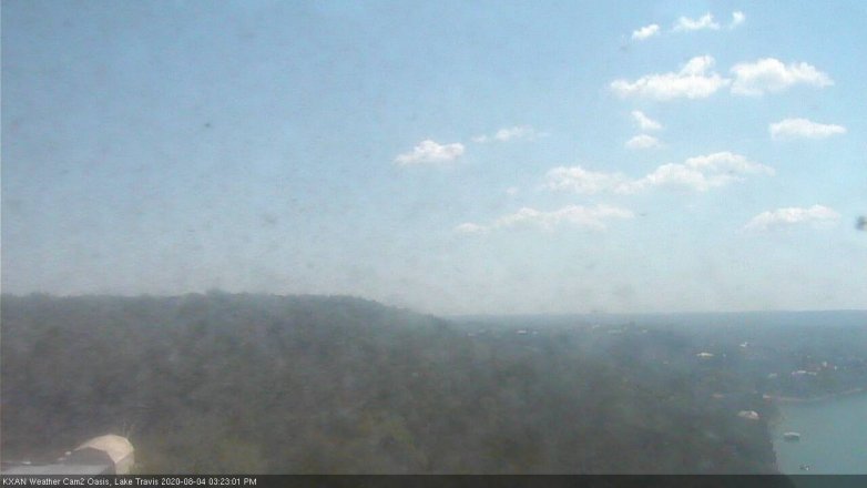 Lake Travis webcam, August 4, 2020 3:25 PM CT