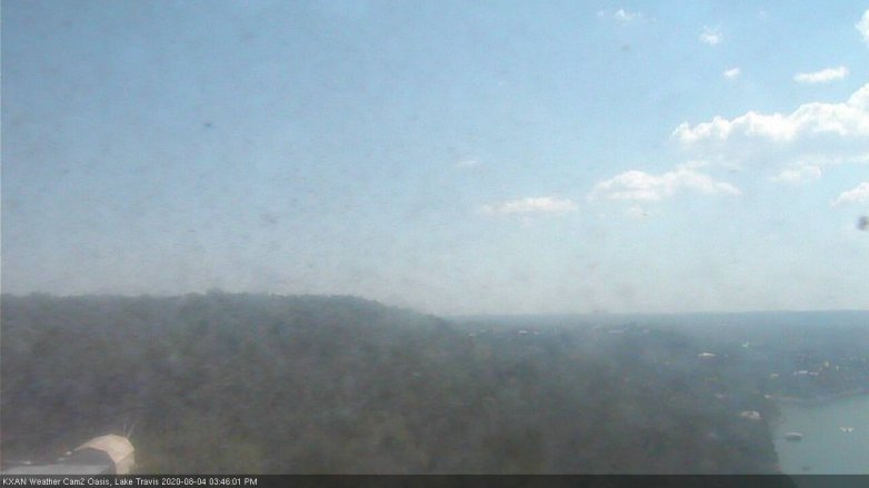 Lake Travis webcam, August 4, 2020 3:45 PM CT
