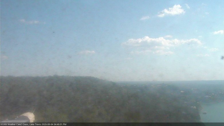 Lake Travis webcam, August 4, 2020 4:45 PM CT