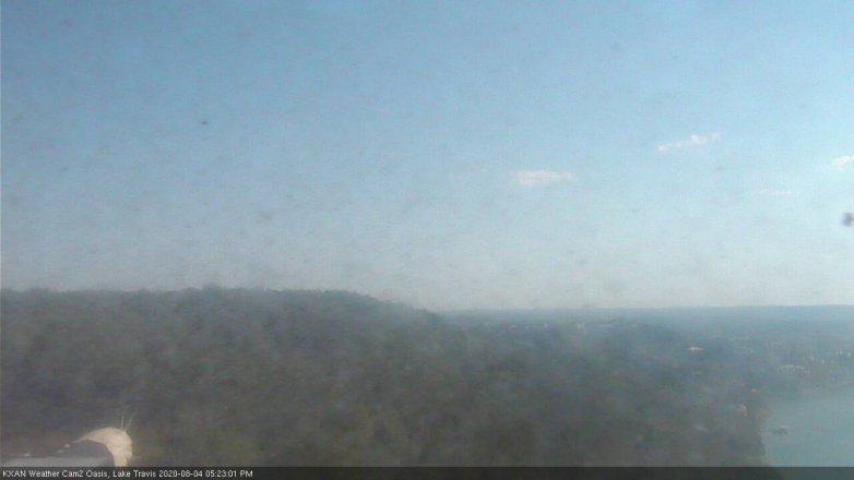 Lake Travis webcam, August 4, 2020 5:25 PM CT