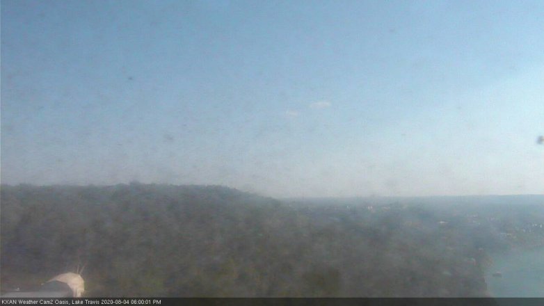 Lake Travis webcam, August 4, 2020 6:00 PM CT