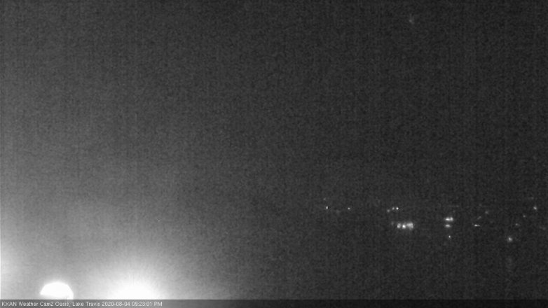 Lake Travis webcam, August 4, 2020 9:25 PM CT
