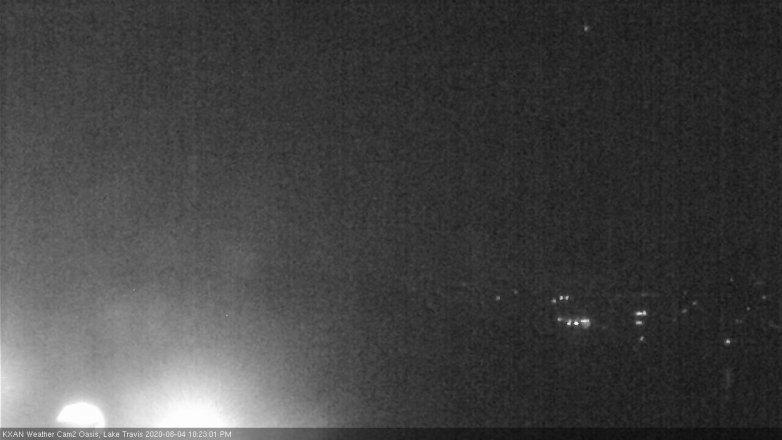 Lake Travis webcam, August 4, 2020 10:25 PM CT