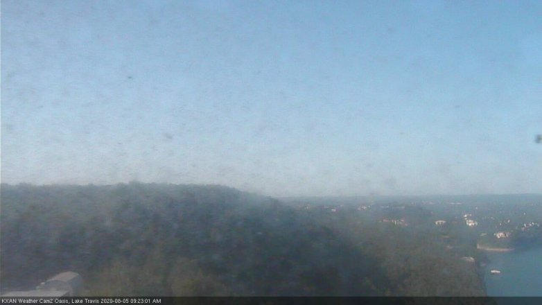 Lake Travis webcam, August 5, 2020 9:25 AM CT