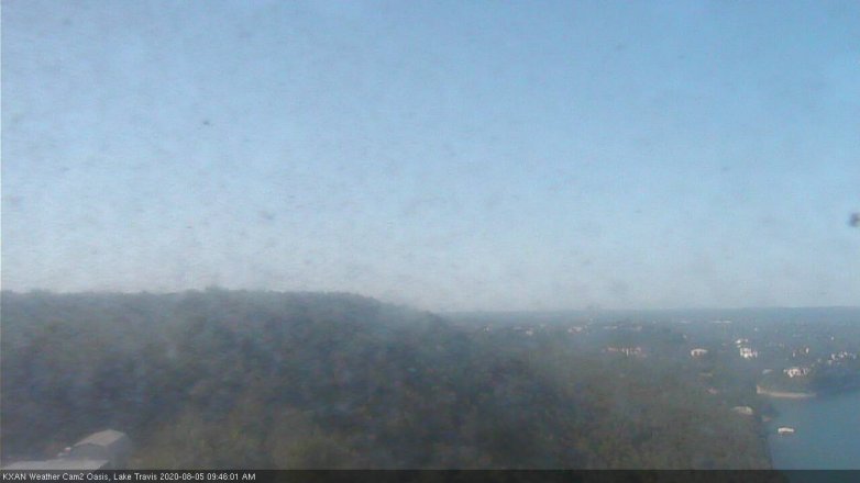 Lake Travis webcam, August 5, 2020 9:45 AM CT