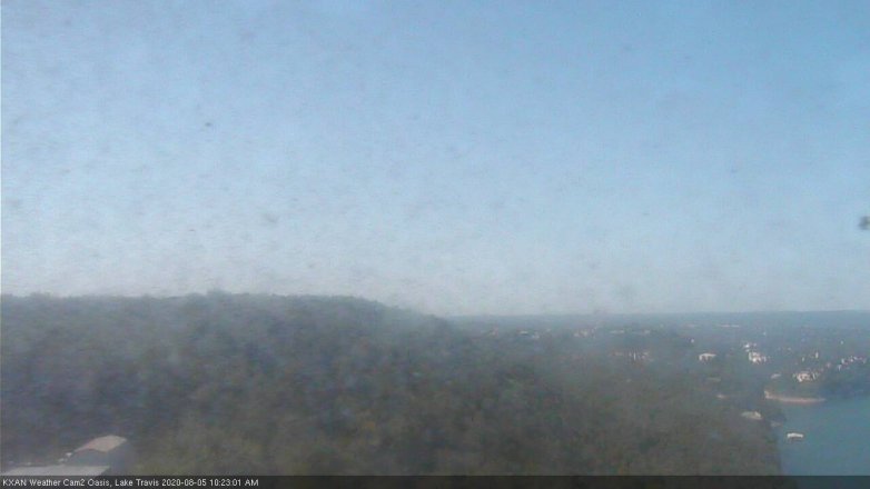 Lake Travis webcam, August 5, 2020 10:25 AM CT
