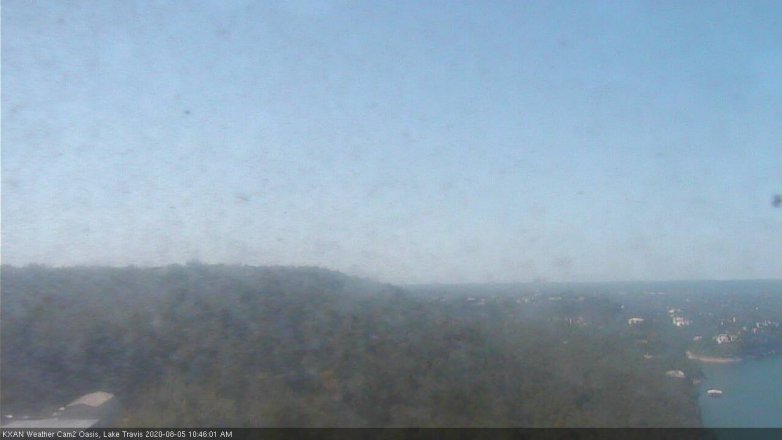 Lake Travis webcam, August 5, 2020 10:45 AM CT