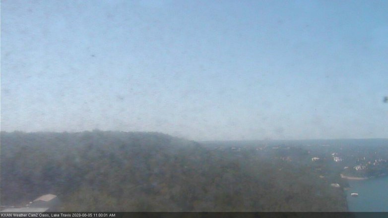 Lake Travis webcam, August 5, 2020 11:00 AM CT