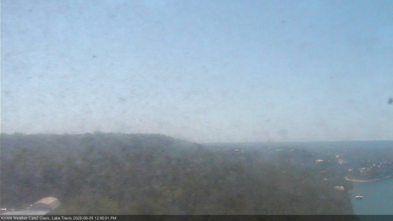 Lake Travis webcam, August 5, 2020 12:00 PM CT