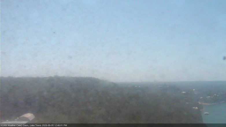 Lake Travis webcam, August 5, 2020 12:45 PM CT