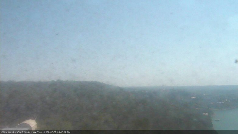 Lake Travis webcam, August 5, 2020 3:45 PM CT