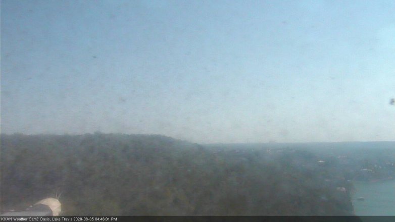 Lake Travis webcam, August 5, 2020 4:45 PM CT