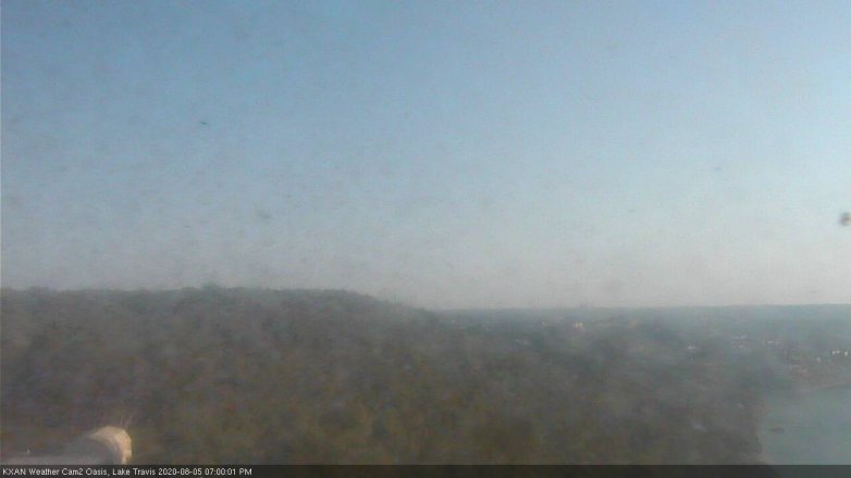 Lake Travis webcam, August 5, 2020 7:00 PM CT