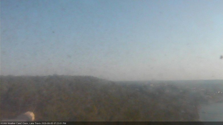 Lake Travis webcam, August 5, 2020 7:25 PM CT
