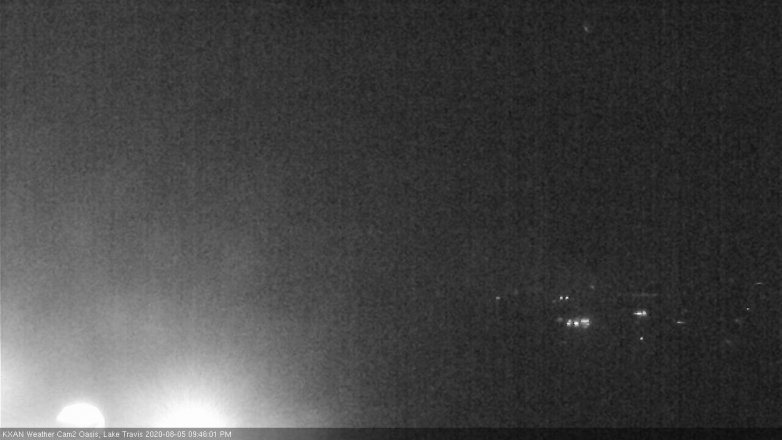 Lake Travis webcam, August 5, 2020 9:45 PM CT