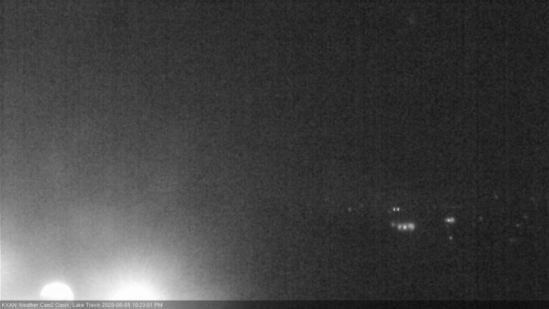 Lake Travis webcam, August 5, 2020 10:25 PM CT