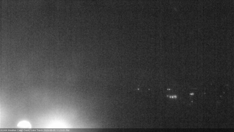 Lake Travis webcam, August 5, 2020 11:25 PM CT