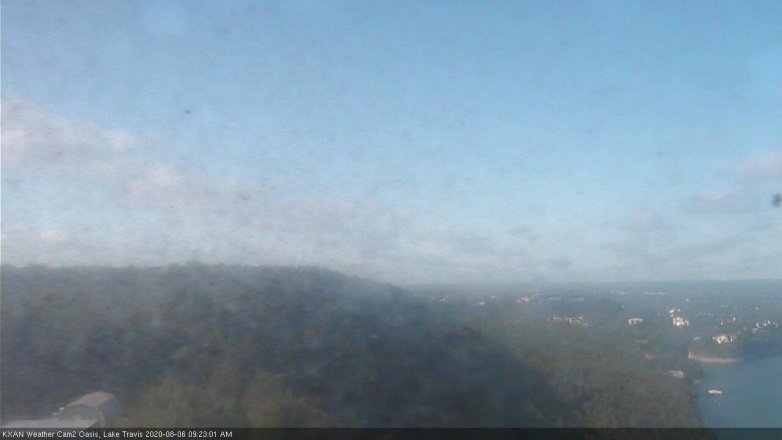 Lake Travis webcam, August 6, 2020 9:25 AM CT