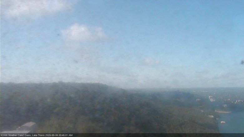 Lake Travis webcam, August 6, 2020 9:45 AM CT