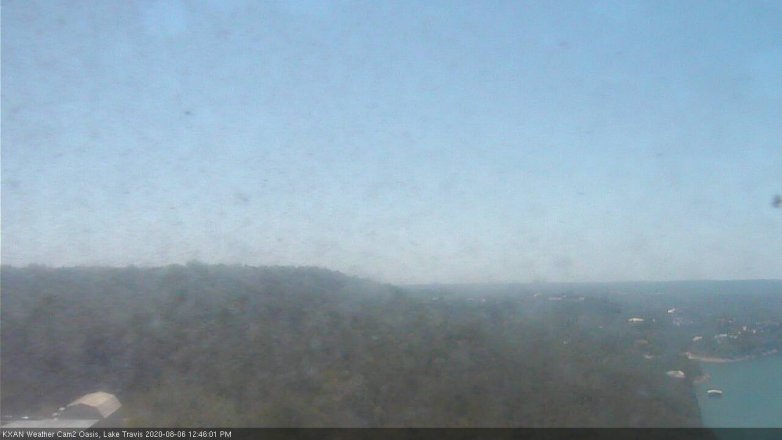 Lake Travis webcam, August 6, 2020 12:45 PM CT