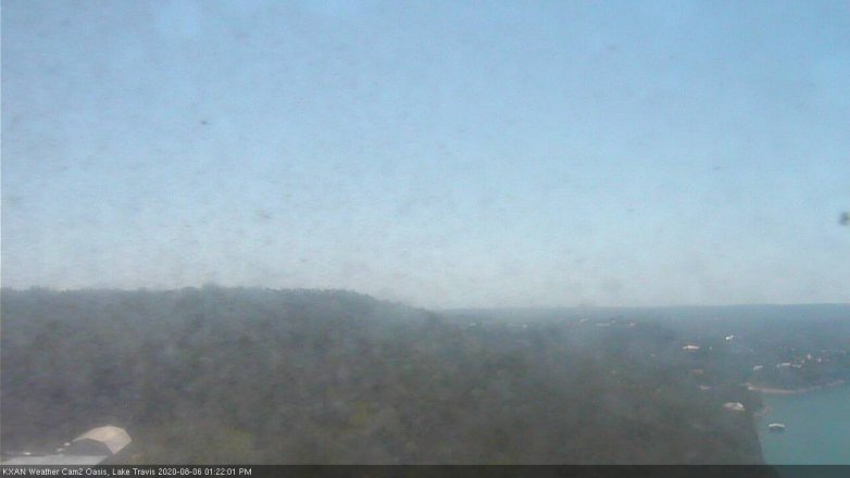 Lake Travis webcam, August 6, 2020 1:25 PM CT