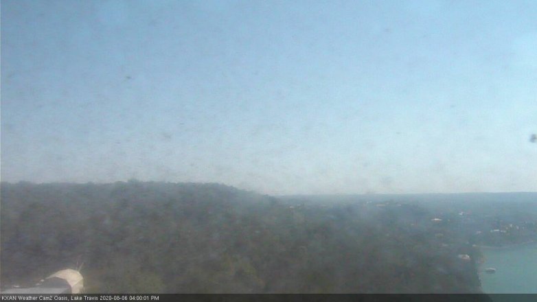 Lake Travis webcam, August 6, 2020 4:00 PM CT