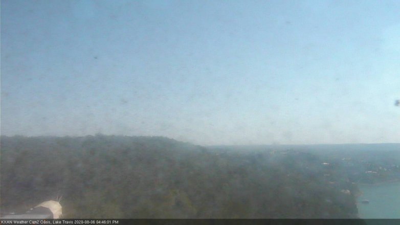 Lake Travis webcam, August 6, 2020 4:45 PM CT