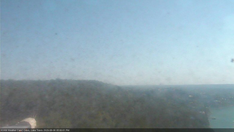 Lake Travis webcam, August 6, 2020 5:00 PM CT