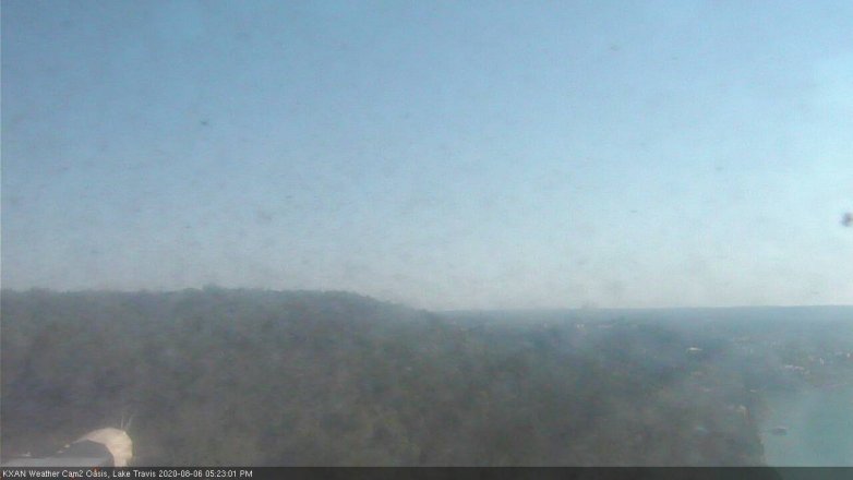 Lake Travis webcam, August 6, 2020 5:25 PM CT