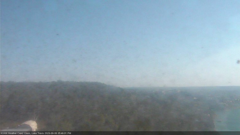 Lake Travis webcam, August 6, 2020 5:45 PM CT