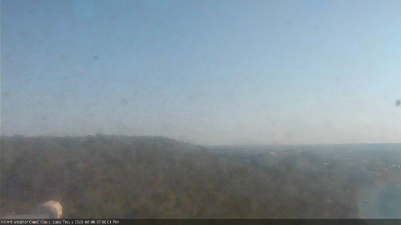Lake Travis webcam, August 6, 2020 7:00 PM CT